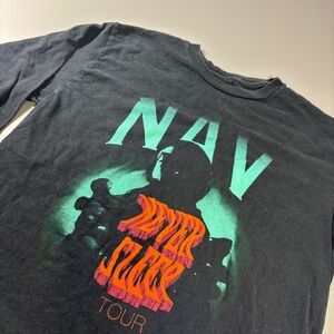 NAV Never‎ Sleep Tour Long Sleeve T Shirt Graphic Medium Concert 2023